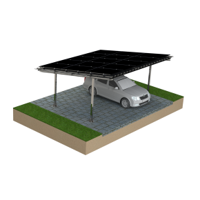 Carport stalowy dwupodporowy