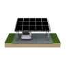 Carport stalowy dwupodporowy